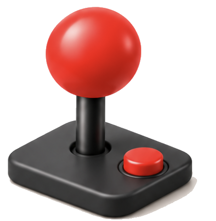 Joystick icon, transparent